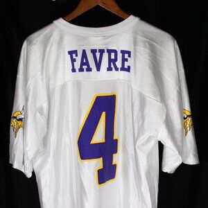NFL Team Apparel Minnesota Vikings #4 Brett Favre Jersey - Size L